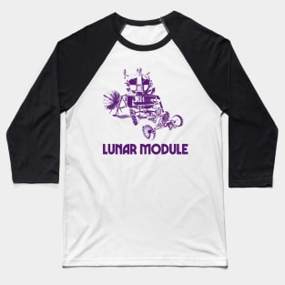 Apollo Lunar Module Tribute Design Baseball T-Shirt